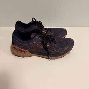 Brooks Adrenaline GTS 21 Womens Size 10 Black Nocturne Running Shoes No Inserts